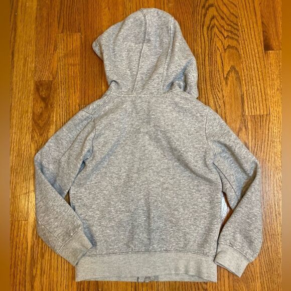 Nike grey zip up hoodie 4-5 yrs size Small - Picture 3 of 3